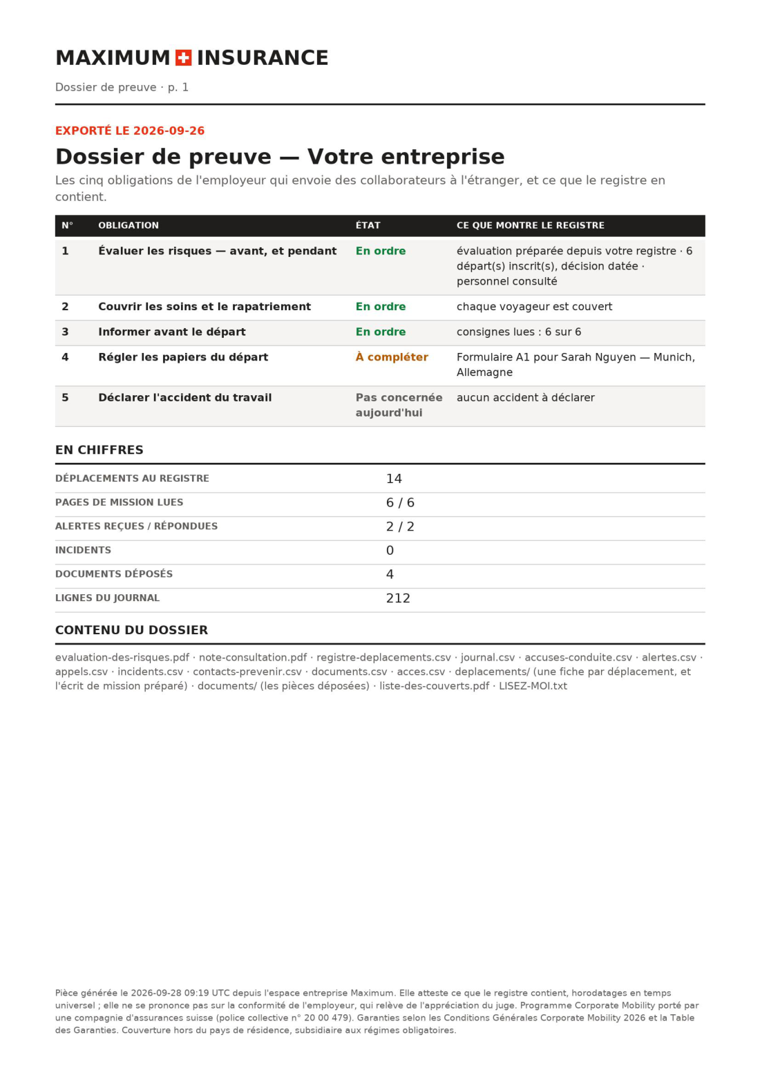 File of proof